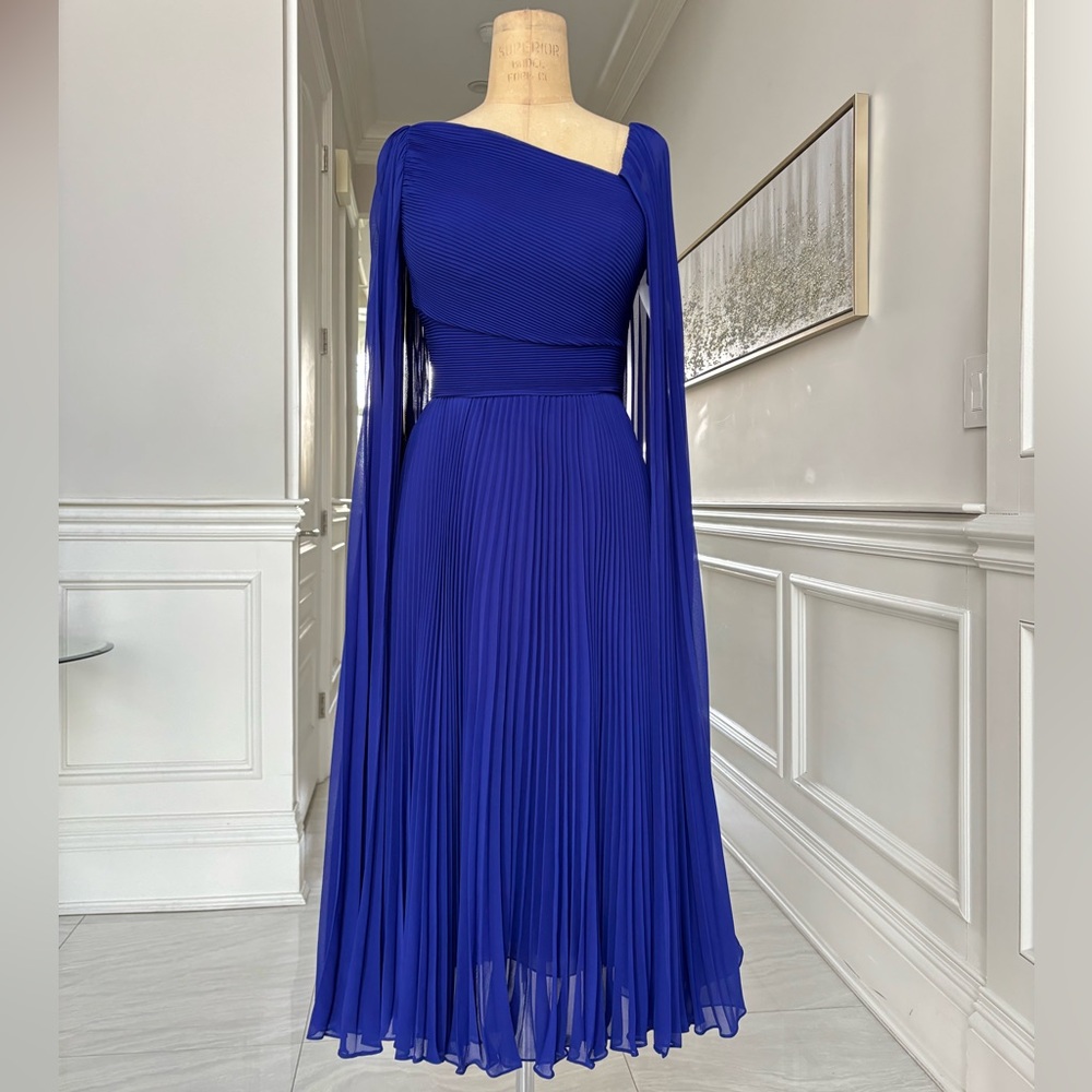 Teri Jon  Elegant Royal Blue Dress NWT